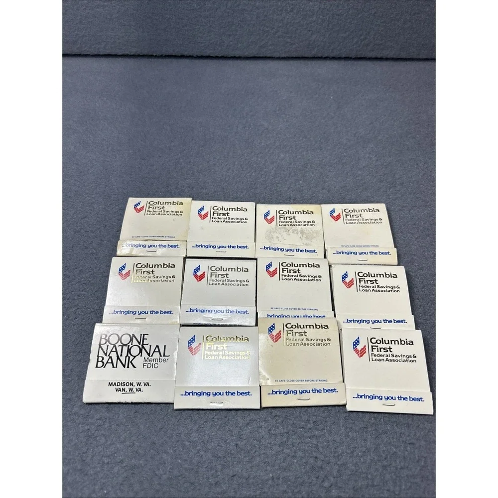 Lot Of 46 Vintage Matchbooks & Boxes‎ Bank Financial Advertising
